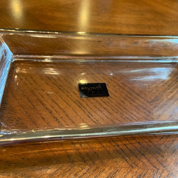 Venezia Glass Rectangular Tray Handcrafted with Real Silver 10" x 5.5" - Picture 5 of 14